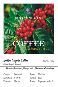 Arabica Organic Coffee (Medium - Fine)