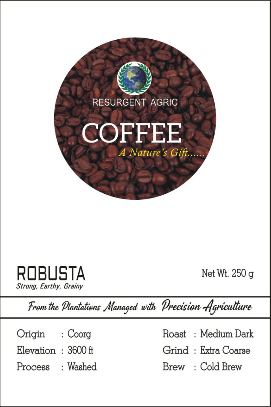 Robusta Washed (Medium Dark - Extra Coarse)