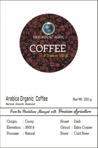 Arabica Organic Coffee (Dark - Extra Coarse)